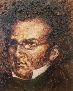 Schubert - Acryl auf Leinwand 60x50cm Fine Art